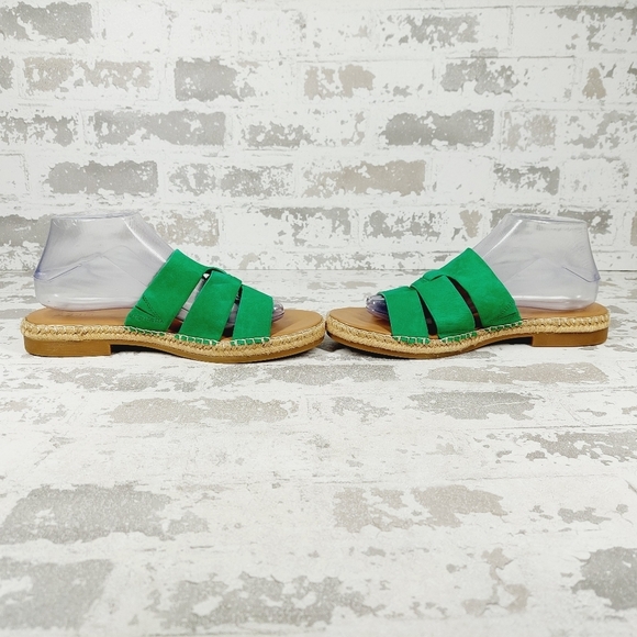 New NATURALIZER Arden Women's In Palo Verde Green Nubuck Slide Sandals A569 - Picture 7 of 12